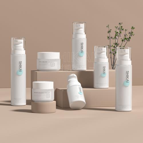时凯30ml60ml100ml白色双层磨砂厚壁化妆品套装瓶子医美面霜瓶罐